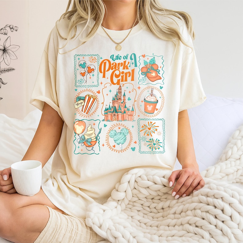 Life Of A Park Girl Disney Castle T-shirt, Girls Disney Trip Shirt, Park Princess Tee, Showgirl Tshirt, Disney World Happiest Place Shirt image 2