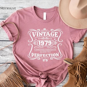 46th Birthday Shirt of 2025,Vintage 1979 Limited Edition Aged Shirt,45th Birthday Gift For Men,46th Birthday Best Friend,46th Birthday Women