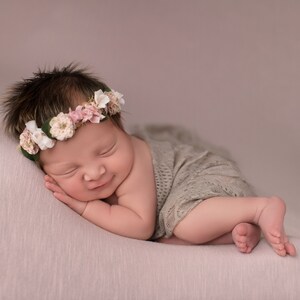Dunkelbeige Gossamer Stretch Lace Wrap Neugeborene Fotografie Requisite Baby Swaddle