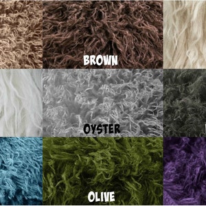 Kunstpelz SIE WÄHLEN die Farbe, Pelzdecke, Fotografie Requisite, Kunstpelz Layer, Neugeborenen Pelz, Neugeborenen Baby Fotografie