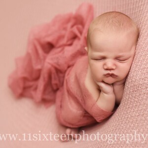 Rose Pink Whisper Wrap, Newborn Baby Wrap, Newborn Photography Prop, Newborn Photo Prop, Newborn Photography Props, Newborn Wrap Photography