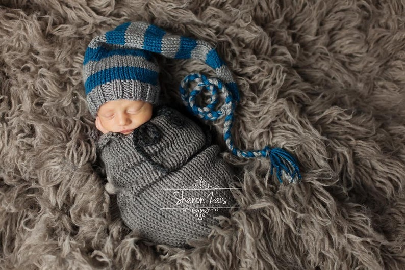 Gray Swaddle Sack Newborn Baby Photography Prop Wrap Etsy
