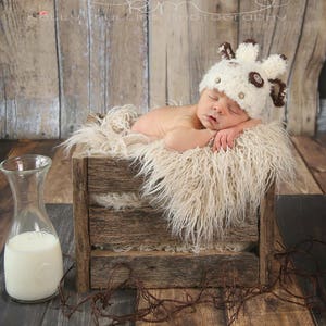 Baby Cow Hat Farmyard Animal Newborn Photography Prop
