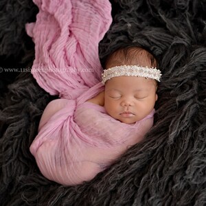 Blass Rosa Rosa Käsetuch Baby Wrap Käsetuch Neugeborenen Fotografie