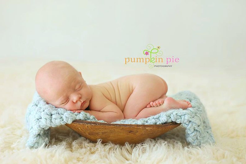 Powder Puff Newborn Baby Blanket Newborn Photography Prop