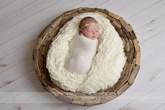 Baby Photo Wrap Morbido Elasticizzato 160x40 Cm – Panno Per Servizi Fotografici Neonati – Compleanno Battesimo