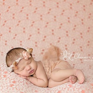 Stretch Lace Wrap Peach Neugeborenen Fotografie Requisite Baby Swaddle