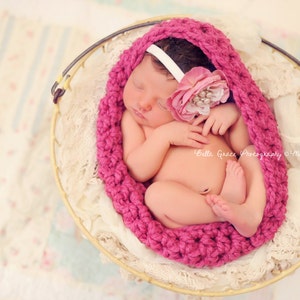 The Chunky Baby Bowl Newborn Egg in Pink Raspberry image 2