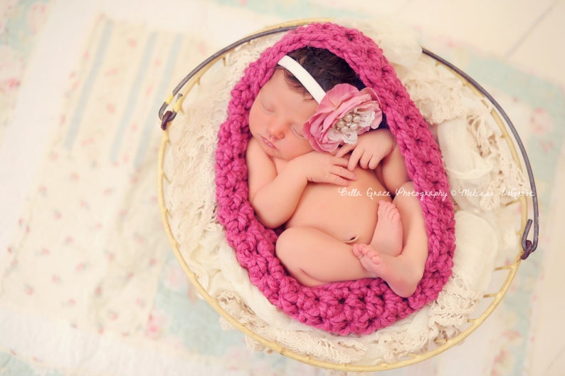 The Chunky Baby Bowl Newborn Egg in Pink Raspberry image 2