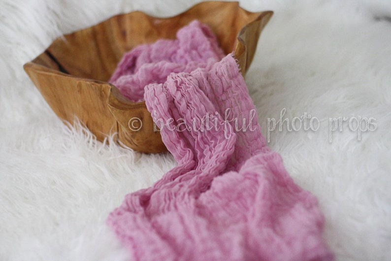 Light Pink Cheesecloth Baby Wrap Cheese Cloth Newborn Etsy