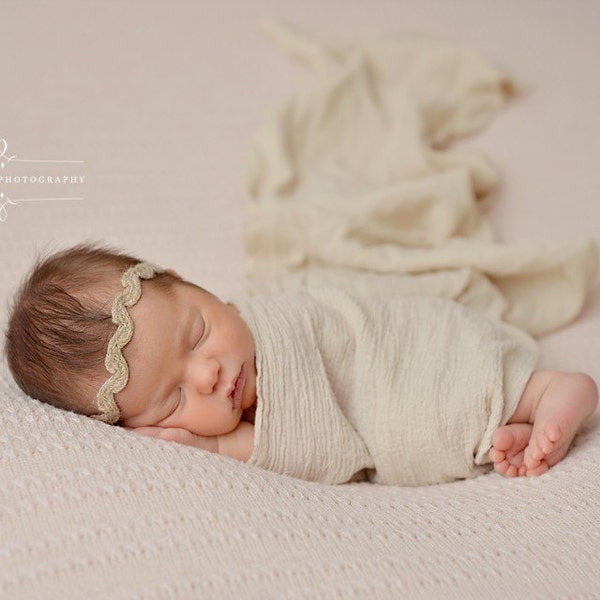 Tan Cheesecloth Baby Wrap Cheese Cloth Newborn Photography