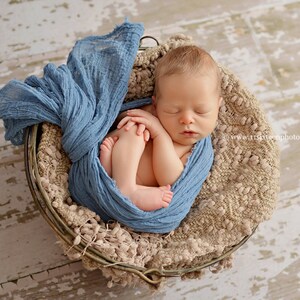 Denim Blau Käsetuch Baby Wrap Käsetuch Neugeborenen Fotografie Requisite Layer