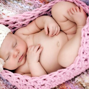 Chunky Baby Schale Newborn Egg in Zartrosa