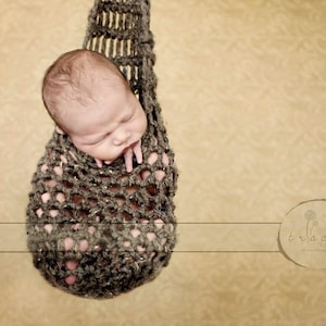 Neugeborenen Storch Sack Pod Schaukel Professionelle Fotografie Requisite für Baby
