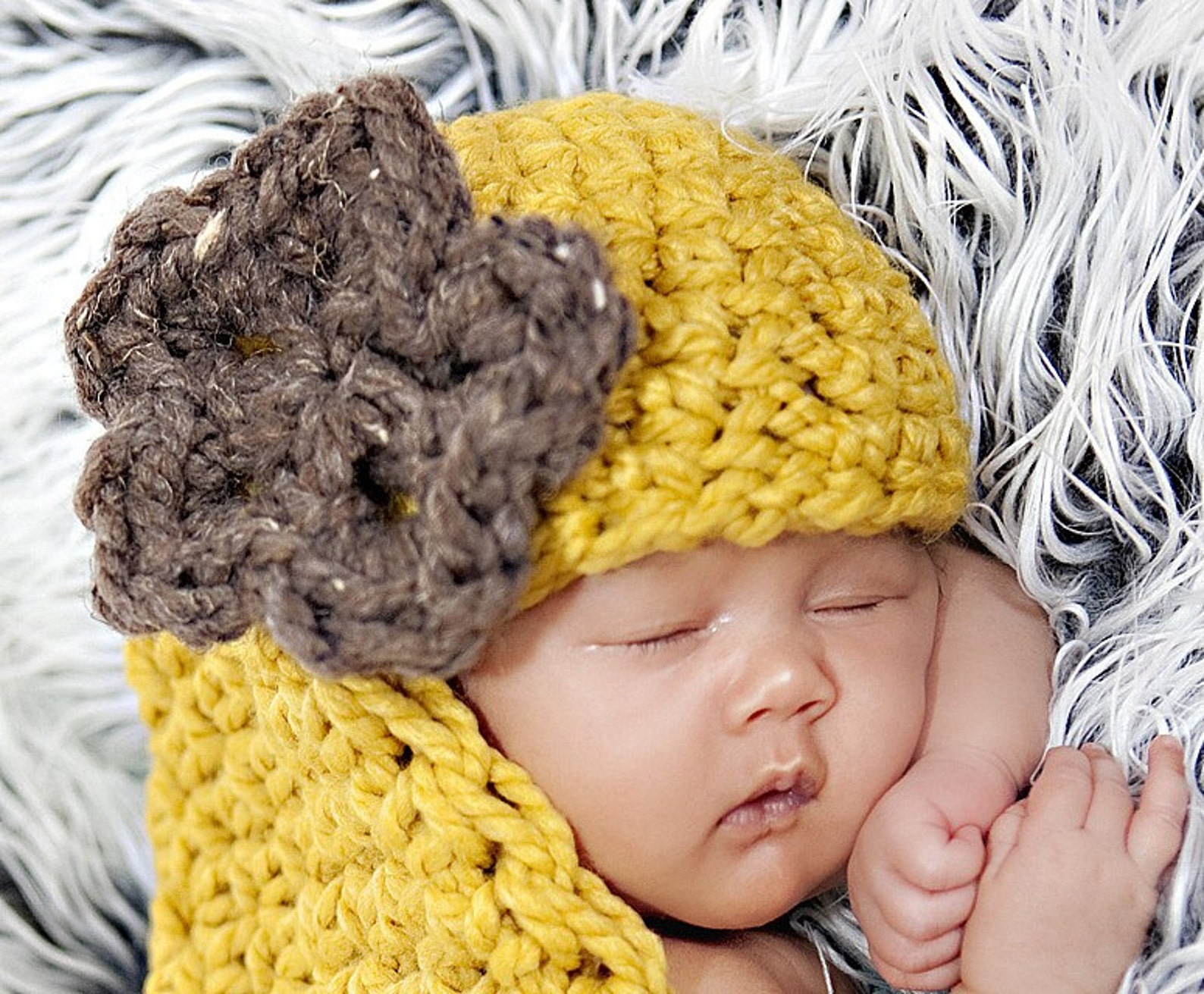 Newborn Baby Beanie Hat Citron Yellow | Etsy