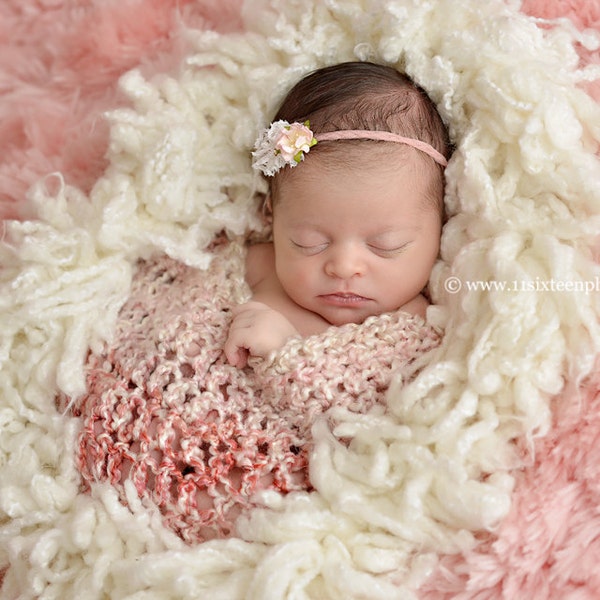 Pink Parfait Newborn Cocoon Photo Prop