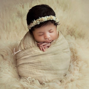 Beige Käsetuch Baby Wrap Käsetuch Neugeborenen Fotografie