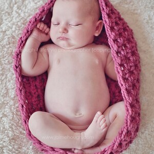 The Chunky Baby Bowl Newborn Egg in Pink Raspberry image 1