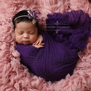 Lila Käsetuch Baby Wrap Käsetuch Neugeborenen Fotografie