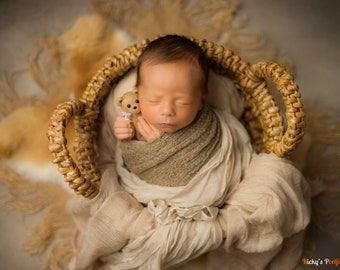 Putty Stretch Knit Wrap Newborn Baby Photography Prop