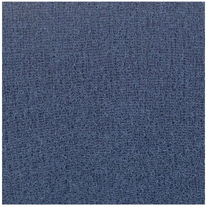 May include: A close-up of a blue textured fabric with a woven pattern.