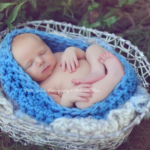 Chunky Baby Schale Newborn Egg in Himmelblau