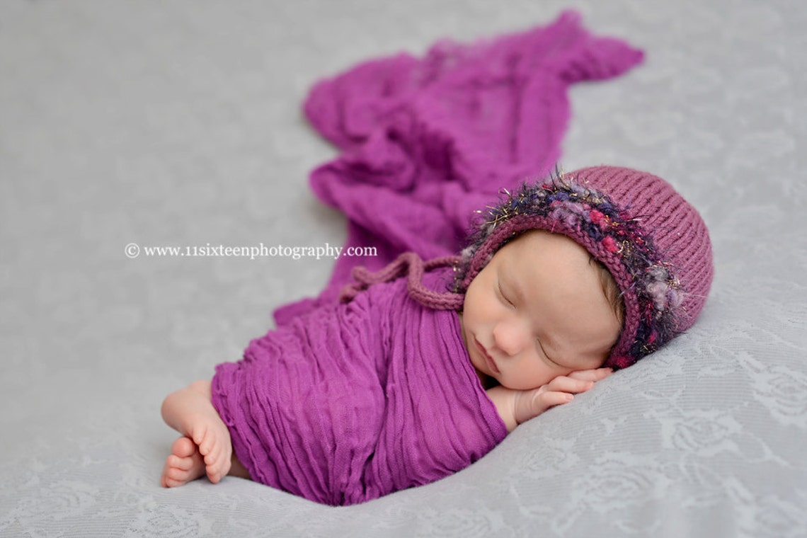 Orchid Cheesecloth Baby Wrap Cheese Cloth Newborn Photography Etsy