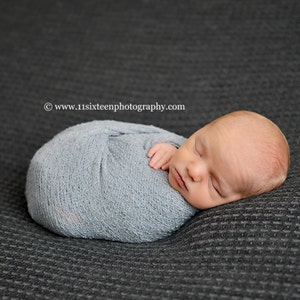 Hellgrau Stretch Strick Baby Wrap Neugeborene Fotografie