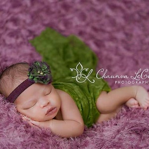 Stretch Spitzen Wrap Lemongrass Grün Neugeborenen Fotografie Requisite Baby Swaddle