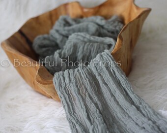 Dark Gray Cheesecloth Baby Wrap Cheese Cloth Newborn Photography