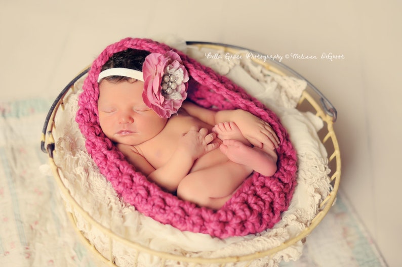 The Chunky Baby Bowl Newborn Egg in Pink Raspberry image 4