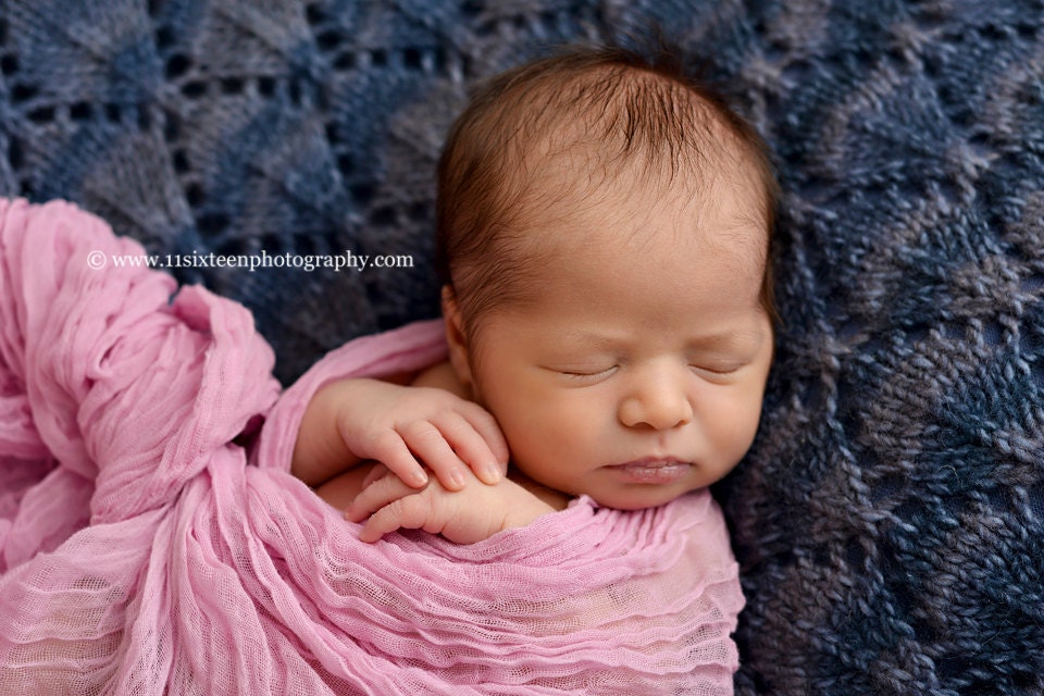 Light Pink Cheesecloth Baby Wrap Cheese Cloth Newborn Etsy