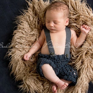 Faux Flokati Fur YOU CHOOSE the Color, Fur Blanket, Photography Prop, Faux Fur Layer, Newborn Fur, Newborn Baby Photography image 4