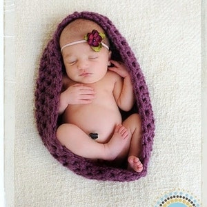 Chunky Baby Schale Neugeborenen Ei Nest Lila