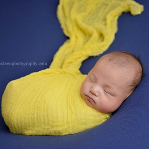 Gelb Käsetuch Baby Wrap Käsetuch Neugeborenen Fotografie Requisite