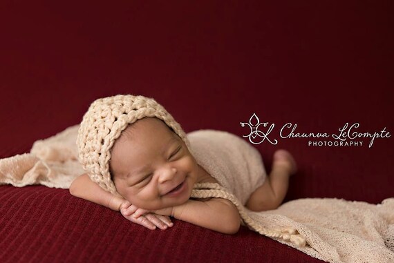 Conjunto de gorro y manta de punto elastico color crema de algodon de macadamia para bebe accesorios para fotografia de recien nacidos capas para posar manta envolvente tela de fondo Etsy