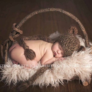 Faux Flokati Fur YOU CHOOSE the Color, Fur Blanket, Photography Prop, Faux Fur Layer, Newborn Fur, Newborn Baby Photography image 6