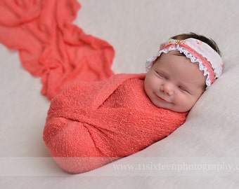 Mango Stretch Knit Wrap Newborn Photography Prop