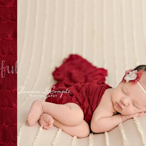 Rot Rüschen Stretch Wrap, Newborn Foto Prop, Rüschen Wrap, Neugeborenen Posing Stoff, Baby Stretch Wrap, Neugeborenen Swaddle Decke