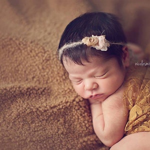 Senf Stretch Lace Wrap Neugeborene Fotografie Requisite Baby Swaddle