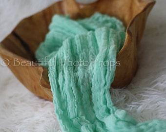 Mint Green Cheesecloth Baby Wrap Cheese Cloth Newborn Photography