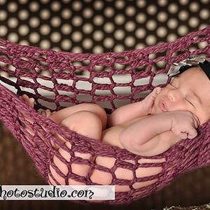 Neugeborenen Baby Hängematte Photo Prop Lila