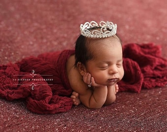 Burgundy Red Cheesecloth Baby Wrap Cheese Cloth Newborn Photography