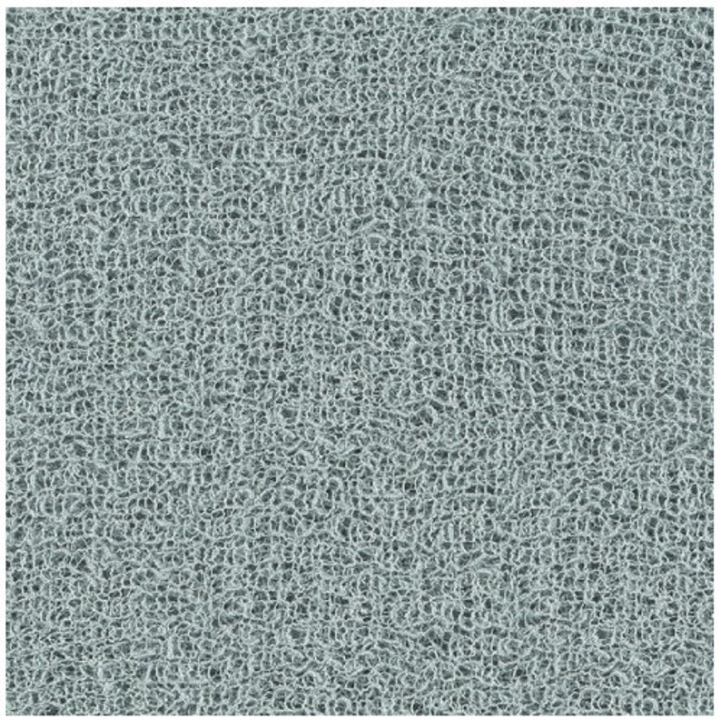 May include: A close-up of a textured, light blue fabric with a subtle pattern. The fabric has a soft, almost fuzzy appearance.
