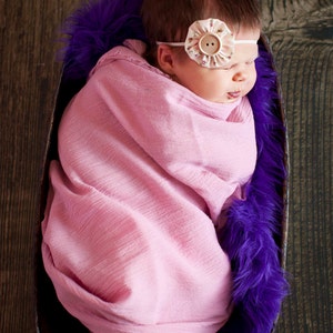 Rosa Neugeborene Baby Wrap Foto Requisite