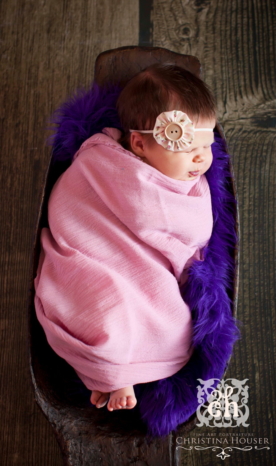 Pink Gauze Wrap Newborn Baby Photography Prop Etsy