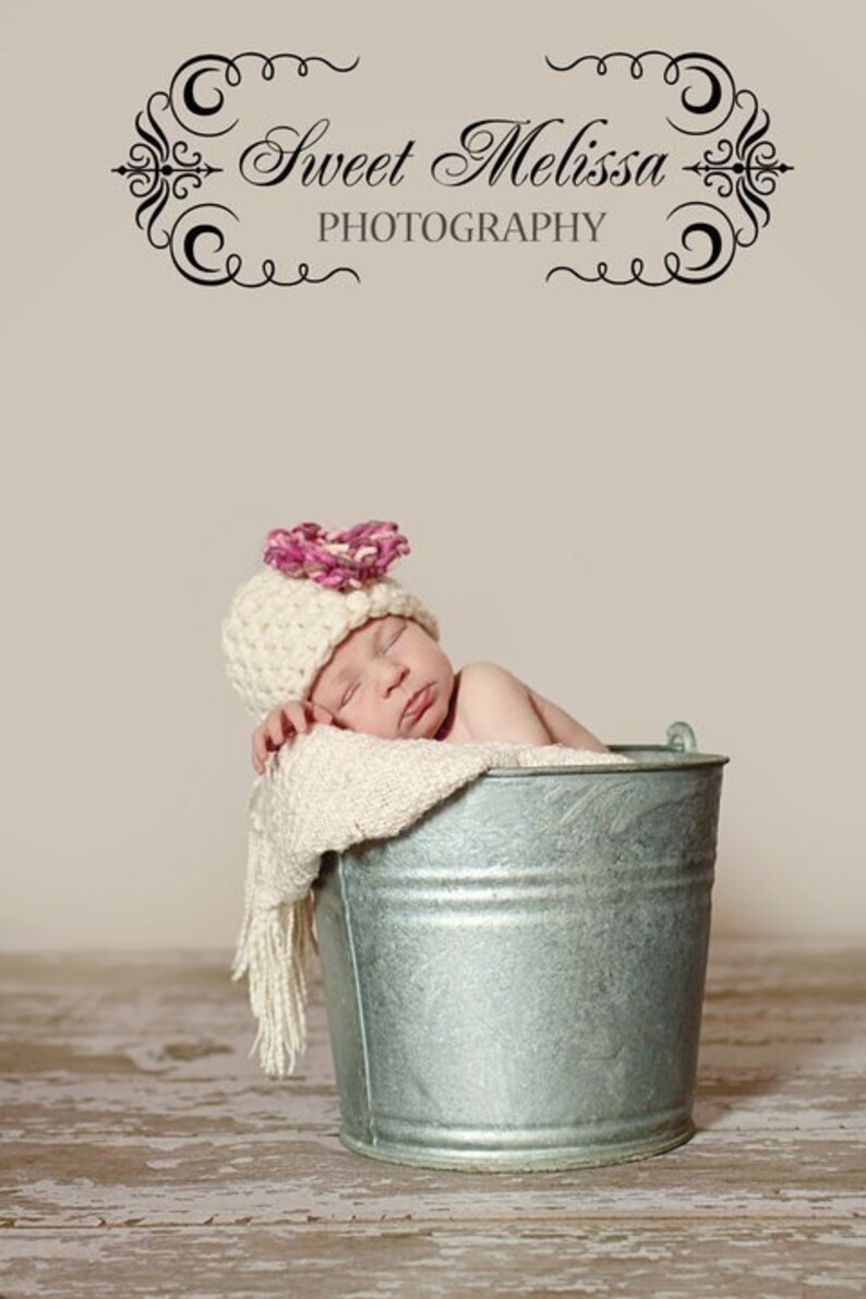 Cherry Blossom Newborn Baby Flower Hat Etsy