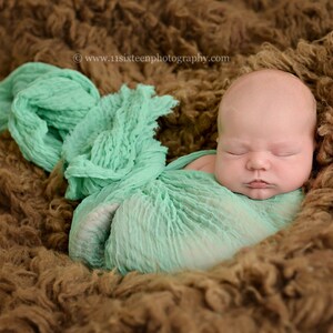 Ozean Blau Grün Käsetuch Baby Wrap Käsetuch Neugeborenen Fotografie