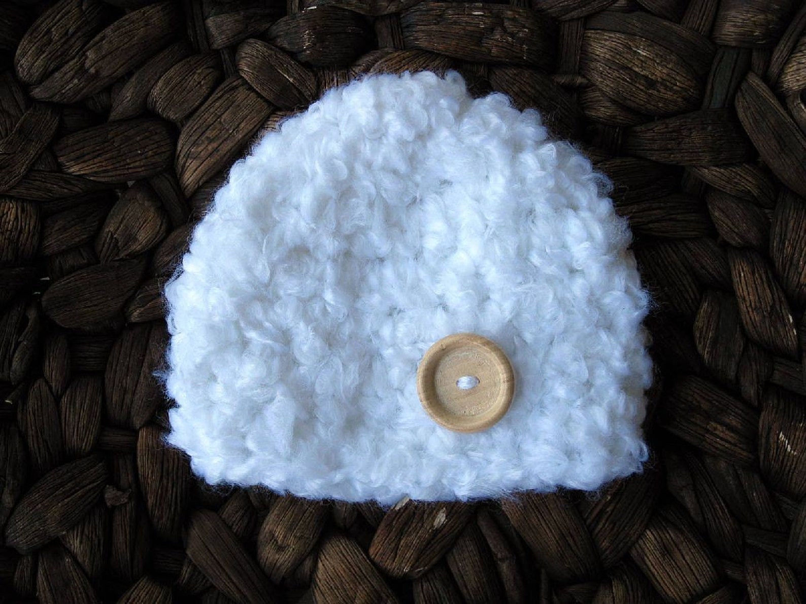 Baby Hat- Milk White main image 1