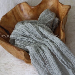 Hellgraues Käsetuch Baby Wrap Käsetuch Neugeborenen Fotografie